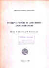 Working Papers in Linguistics and Literature